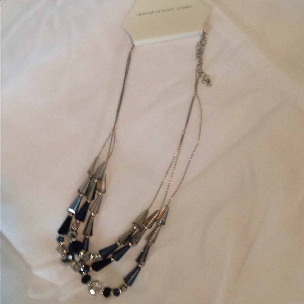 Silver & Black necklace